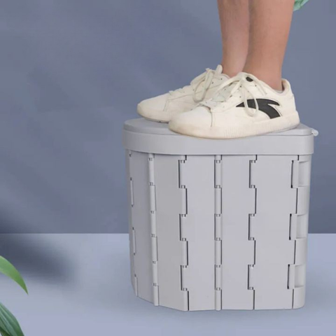 Bærbar sammenleggbar toalett — Kompakt og lett å transportere