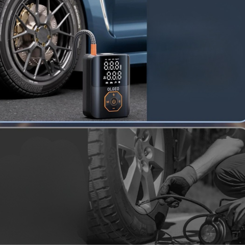 Mini Autós Töltőkompresszor – 18000mAh teljesítmény