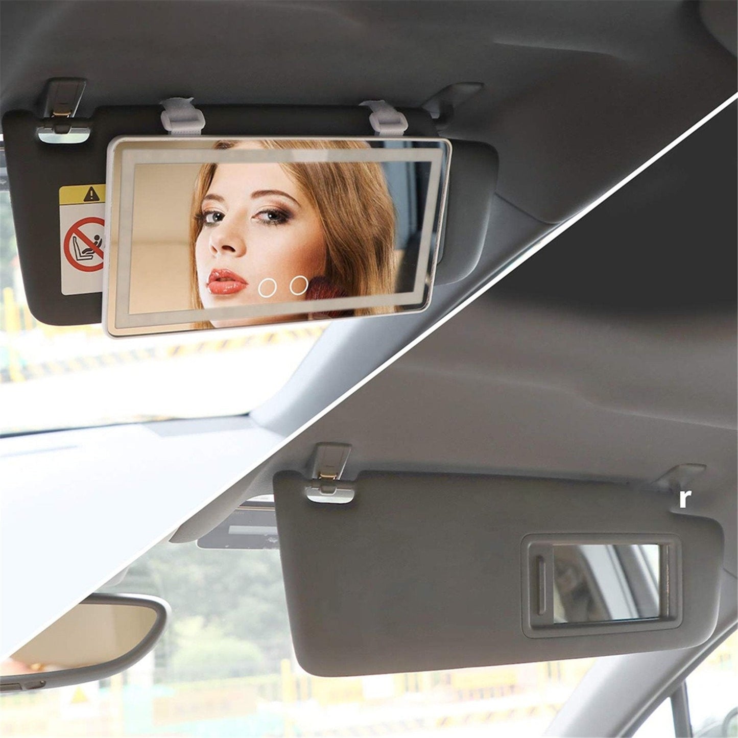Miroir De Maquillage Pour Voiture — Confort Et Élégance En Voyage