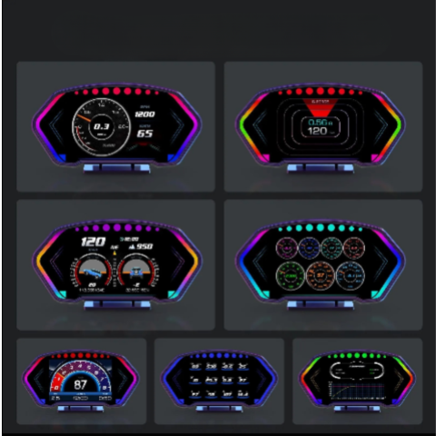 Afișaj Digital De Conducere – Viteză Și Informații Dintr-o Privire