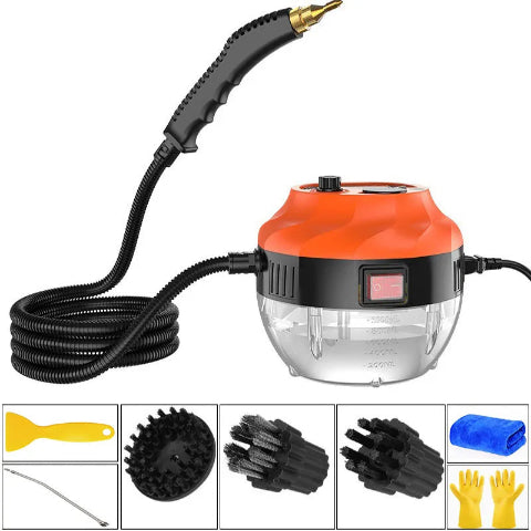 Limpiador de Vapor de Alta Presión 2800W – Práctico y Eficaz