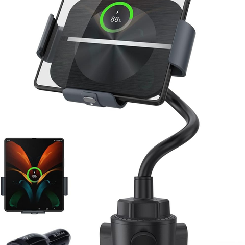 車載電話サポート – 取り付けとワイヤレス充電が統合されています