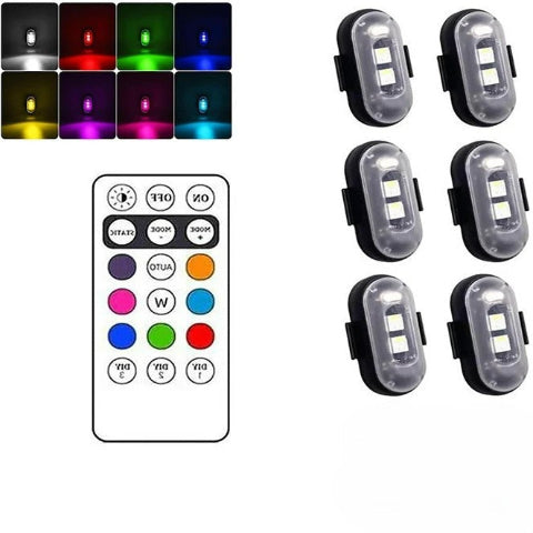 Luz LED Anti-Colisión – Ciclismo y Moto
