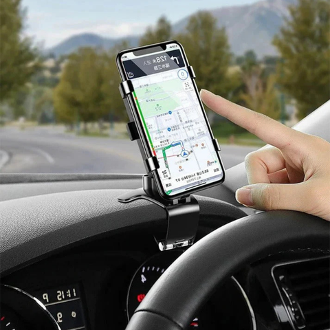 Soporte de Teléfono Multifuncional para Coche – Diseño Compacto e Instalación Rápida
