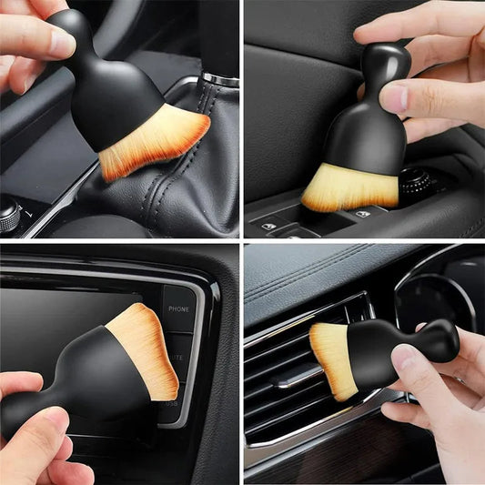 Cepillo Compacto Para Interior de Coche – Limpieza Impecable