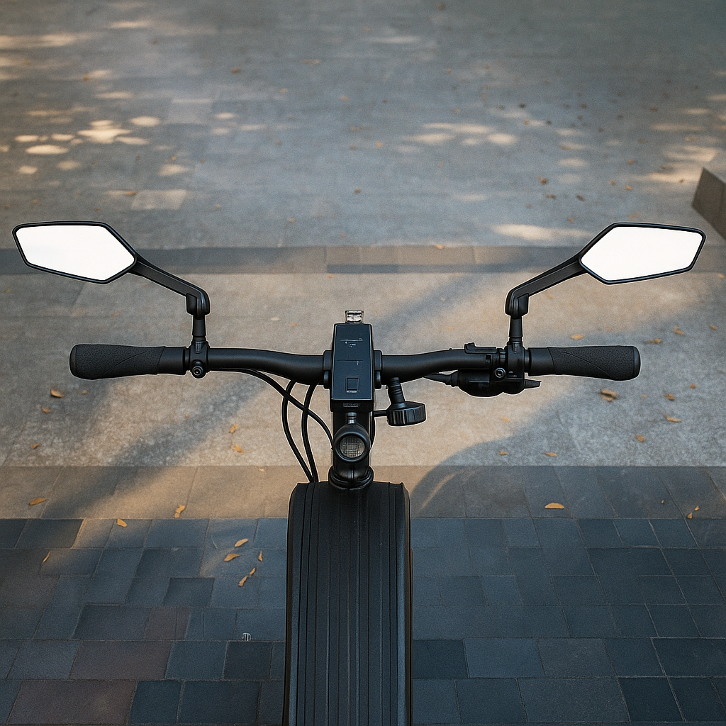 Espejo de bicicleta — Seguridad & Visión panorámica