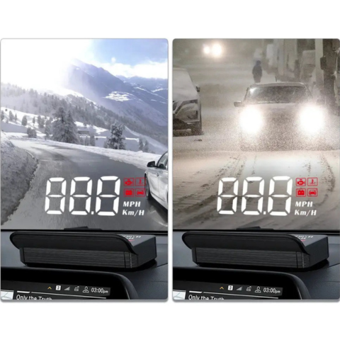 Digitální tachometr pro auto — Moderní digitální displej