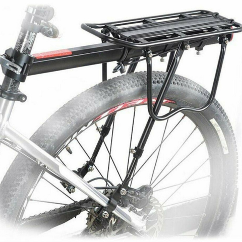 Portaequipajes trasero para bicicletas - Robusto y con gran capacidad de carga