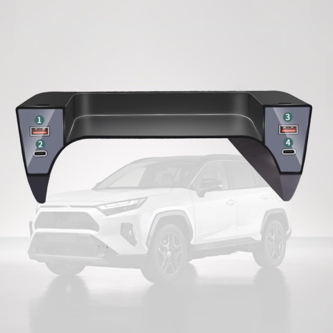 Autós USB Hub — Gyors Töltés és Diszkrét Telepítés