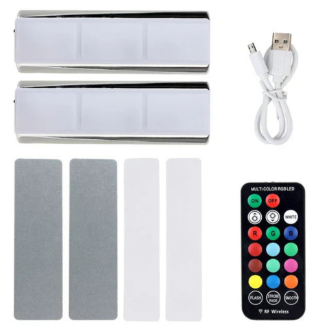 Éclairage Auto Multicolore Chargeable – Installation Facile