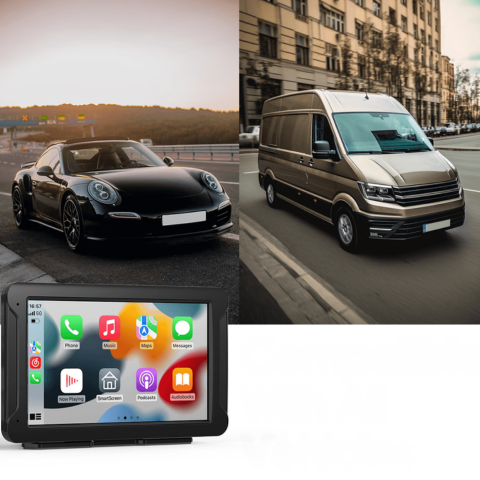 Sistema Multimedia Multifuncional Para Coche — GPS, Música y Cámara de Reversa