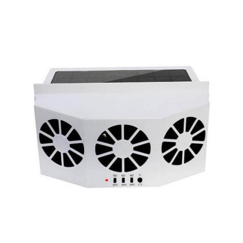 Ventilador Solar Para Coche – Ideal En Verano