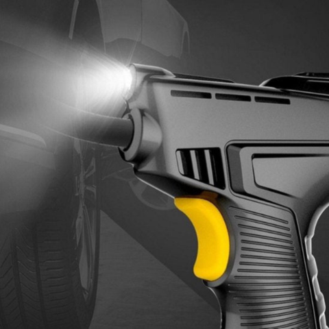 מדחס אוויר נייד — משאבת אוויר חכמה עם מסך LCD