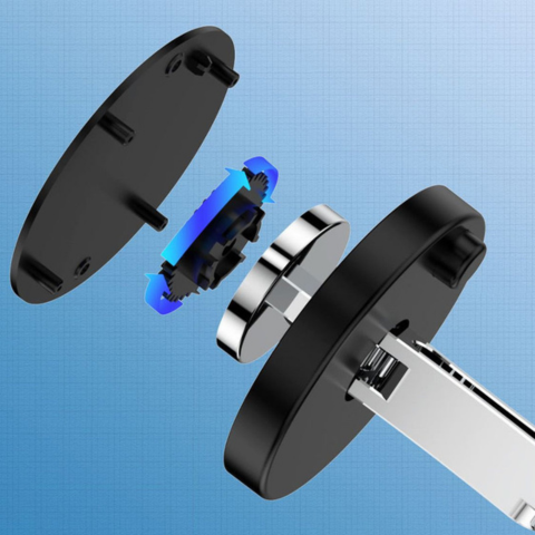 Soporte de Teléfono para Coche – Fijación Potente y Ajustable