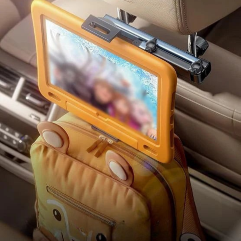 Podpora telefonu a tabletu do auta – nastavitelné uchycení na opěrku hlavy