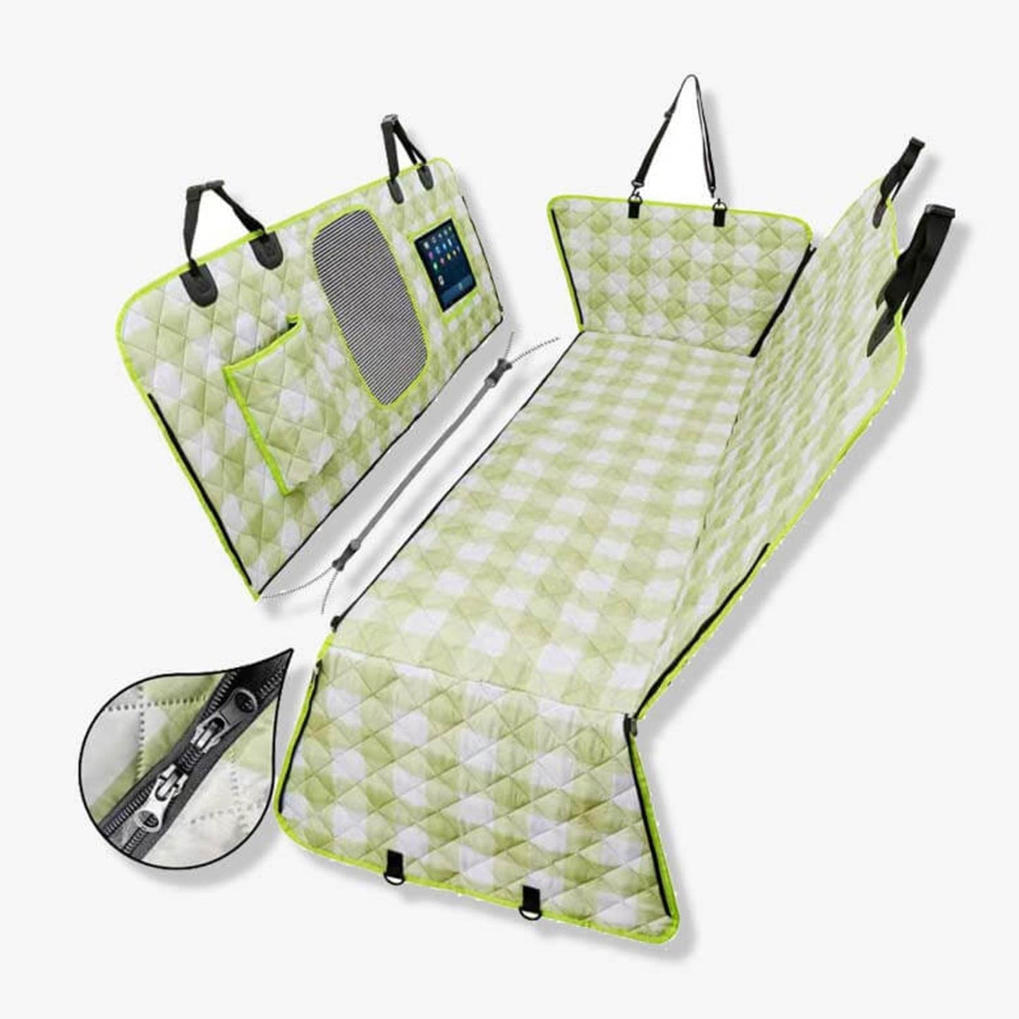 Vanntett og ripebestandig bilsete trekk for hund