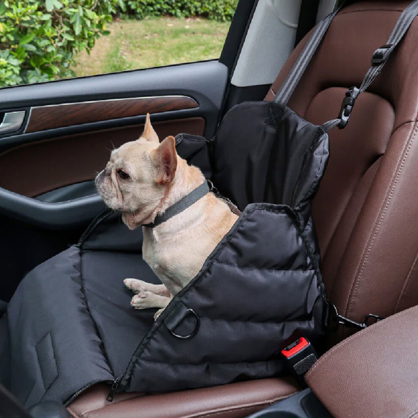犬用自動車用バスケット - 旅行中の快適さと安全性