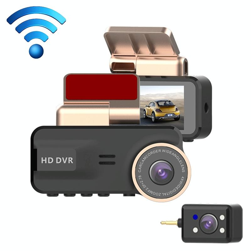 Cameră de tabloul de bord HD 1080p cu viziune nocturnă și WiFi — Securitate și supraveghere complete