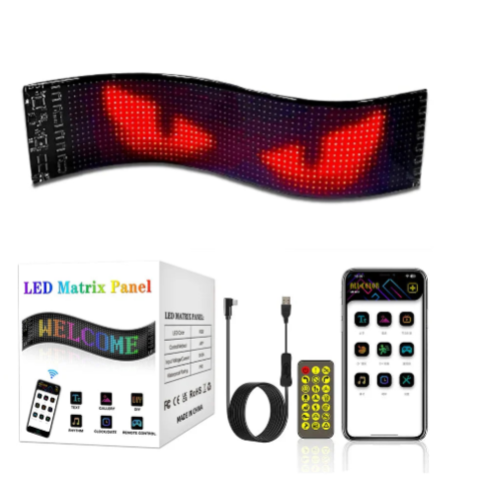 פס LED גמיש מתכנת - הודעות מוארות מותאמות אישית 