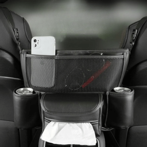 Organizador de Coche Multi-Bolsillos — Almacenamiento Práctico 
