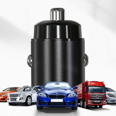 USB Car Charger Adapter – Compact Cigarette Lighter Plug 