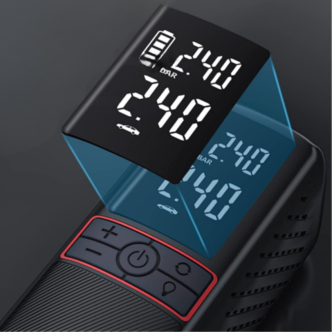 Compresor de Aire Portátil 160PSI — Compacto y Fácil de Transportar 