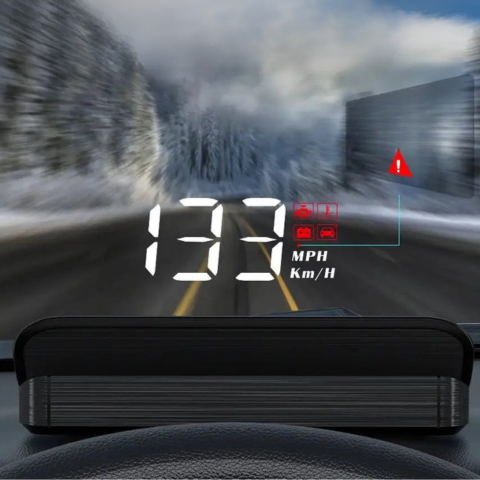 Digitální tachometr pro auto — Moderní digitální displej 