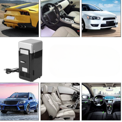 Mini USB-jääkaappi 5V 10W — Ihanteellinen toimistoon ja autoon 