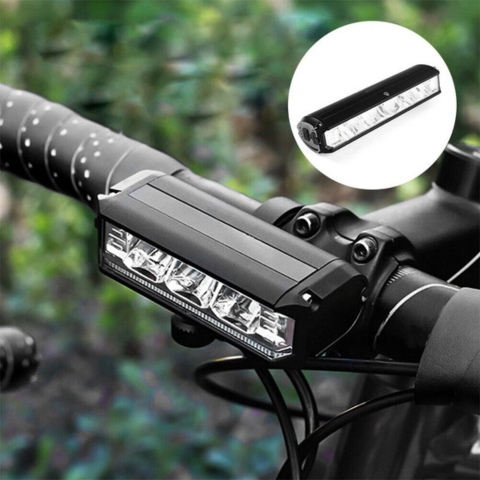 Fahrradlenkerlampe – Wiederaufladbar und wasserdicht 