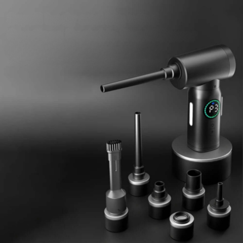 Rechargeable Mini Vacuum-Blower – Multifunctional and Powerful 