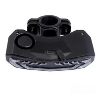 Luz trasera multifunción para bicicleta - intermitente, freno y alarma