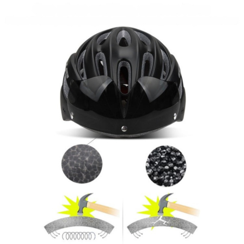 Casco Sport Bicicletta – Visiera Integrata e Regolazione Precisa 