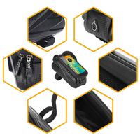 Pochetă pentru Cadru de Bicicletă - Impermeabilă și Multifuncțională 