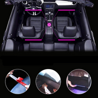 Kit LED de Ambiente para Coche – Luces Multicolores Reactivas al Sonido 