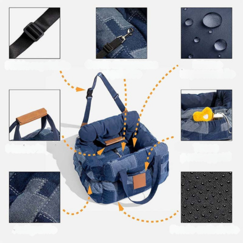 Portable Dog Basket — Comfort At Home And In The Car 