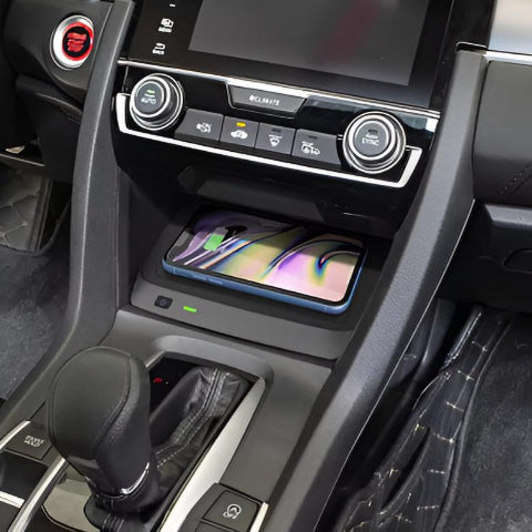 Caricatore Wireless Integrato Per Honda Civic 16-19 — Ricarica Veloce E Pratica 