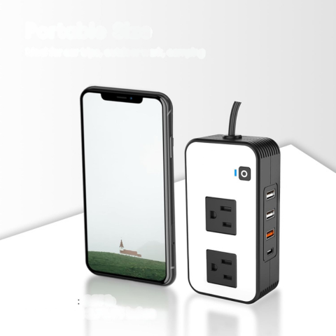 Prevodník prúdu do auta – Rýchle sieťové zásuvky a USB porty 