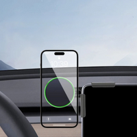 Phone Support For Tesla — Magnetic Mount And Wireless Charging 