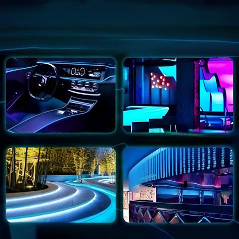 Fleksibel LED-belysning - Livlige farver og nem installation 