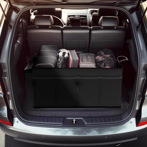 Organisateur De Coffre De Voiture — Rangement Pliable Et Pratique