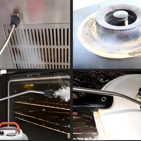 Limpiador de Vapor de Alta Presión 2800W – Práctico y Eficaz 