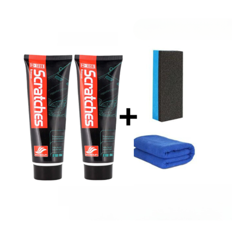 Scratch Remover Kit Car – Renovating Cream Paint + Applicator Pad 