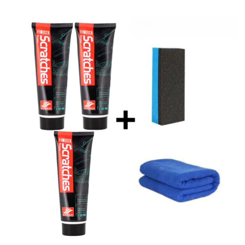 Scratch Remover Kit Car – Renovating Cream Paint + Applicator Pad 