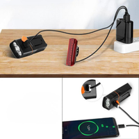 Kit de luces para bicicleta recargables por USB - Visibilidad y seguridad totales