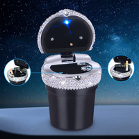 ブリリアント ミニカー灰皿 - エレガントなデザイン＆煙防止クロージャー