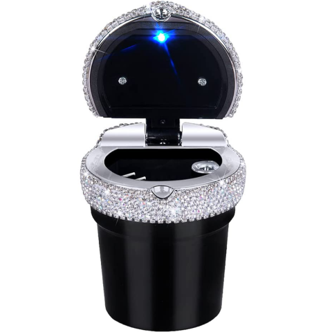 ブリリアント ミニカー灰皿 - エレガントなデザイン＆煙防止クロージャー