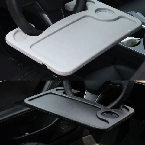 Prenosný automobilový stolík – Rýchle upevnenie na volant 