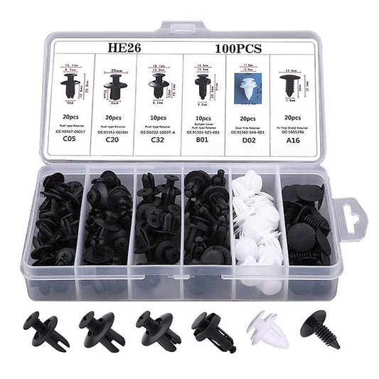 Auto Screw Rivet Kit – Reinforced ABS Fasteners Special Vehicle 